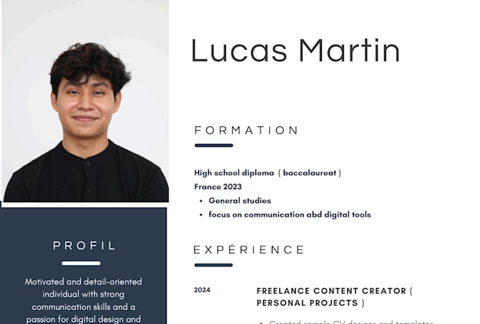 write and improve your professional CV or resume